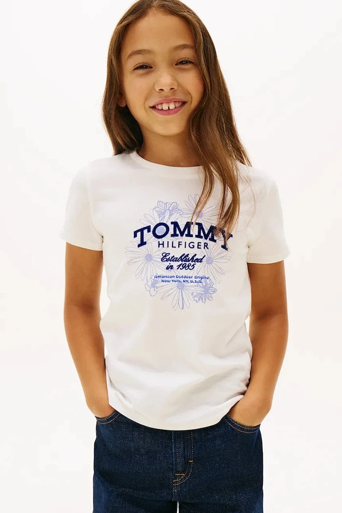 Tommy Hilfiger Çocuk Pamuklu Tişört