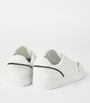 Brunello Cucinelli White Leather Monili-Trim Sneakers