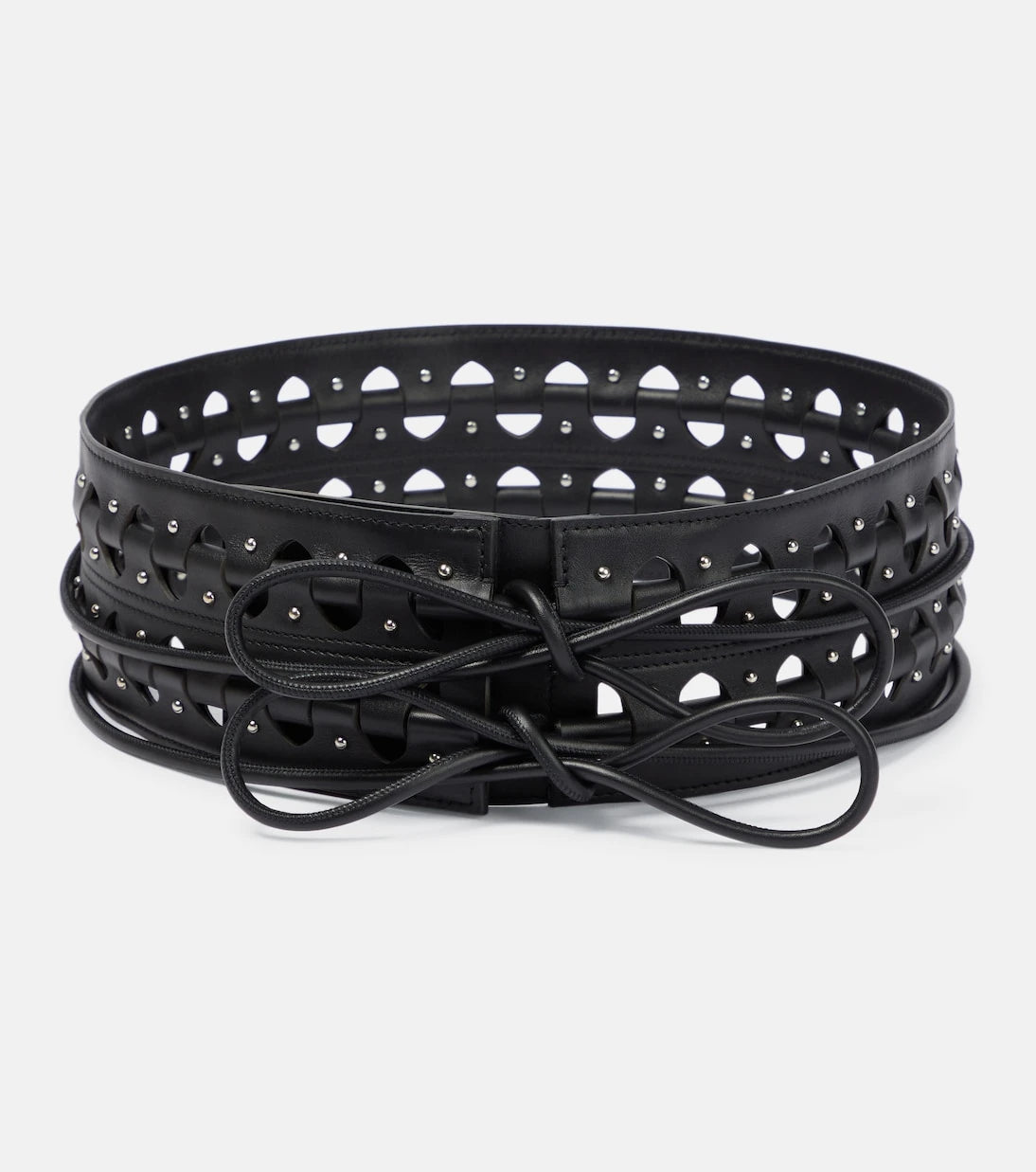 Alaïa - Hinge leather belt