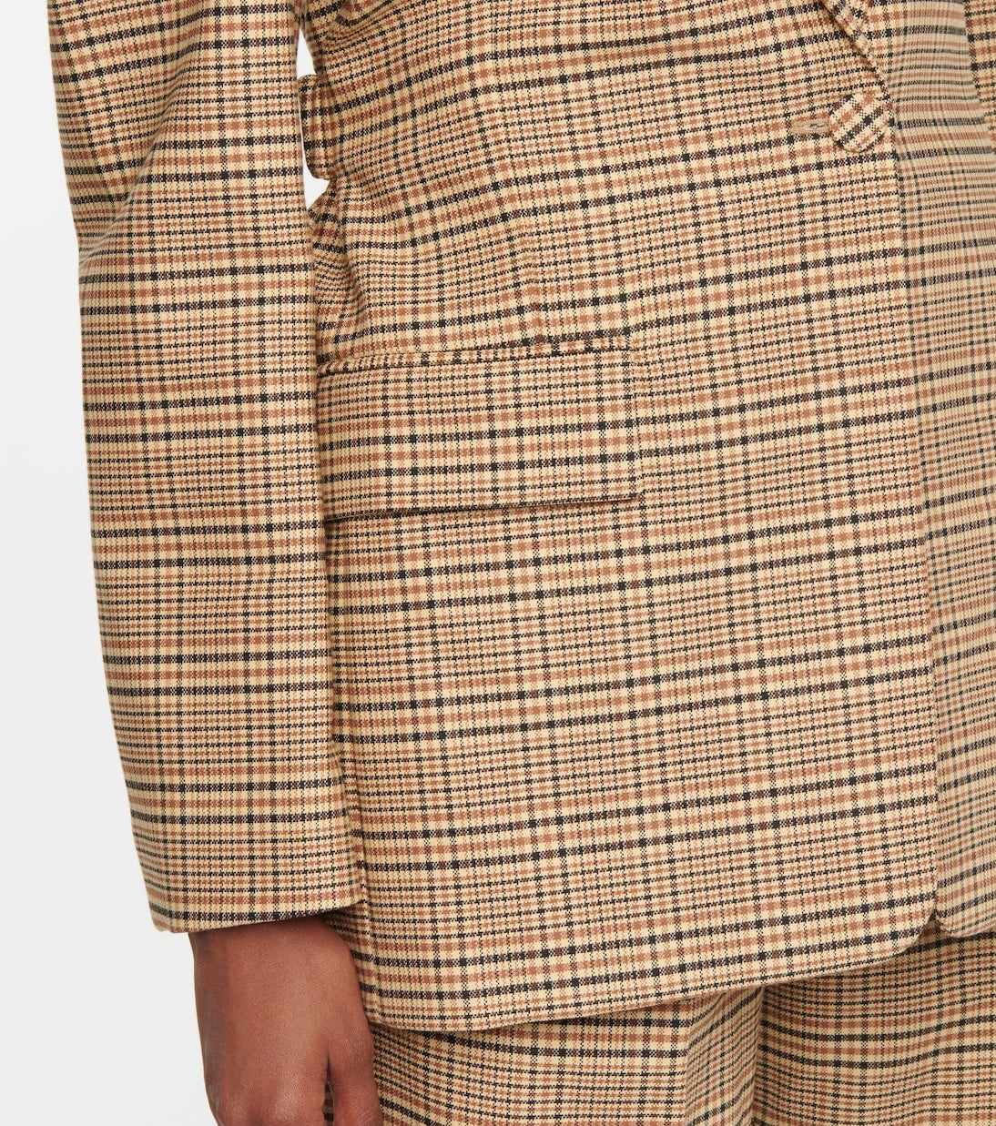 Altuzarra - MacGuffin checked wool and cotton-blend blazer