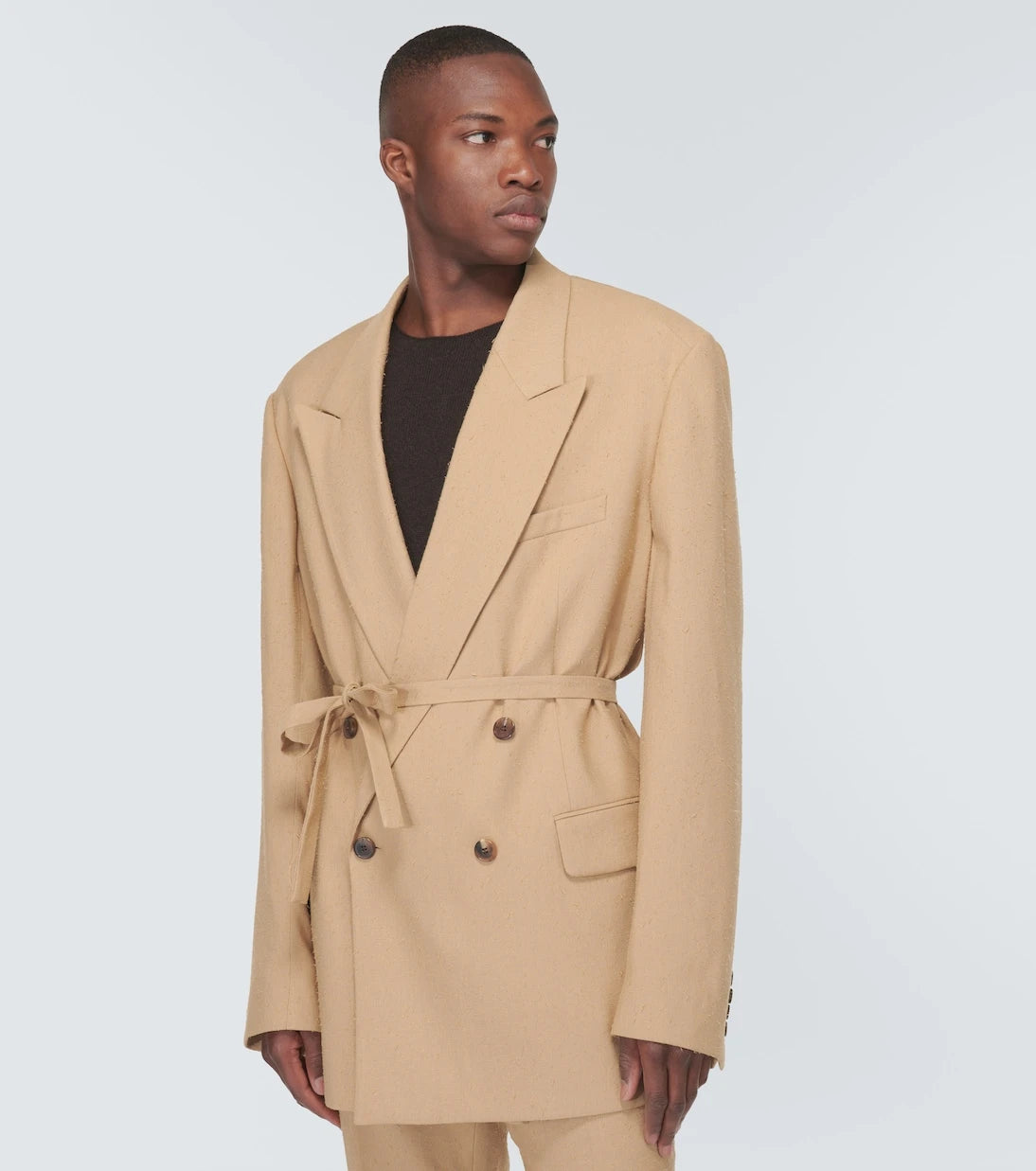 Dries Van Noten - Bishop Bis belted blazer