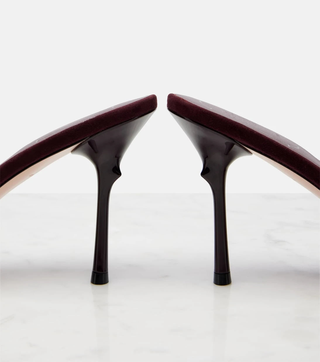 Roger Vivier - Epine Rose suede mules
