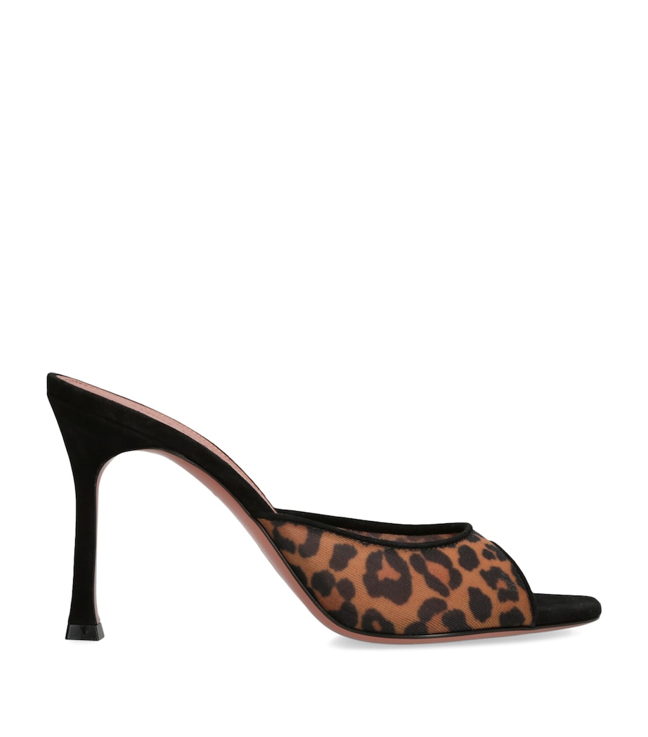 Mesh Leopard Print Alexa Mules 95