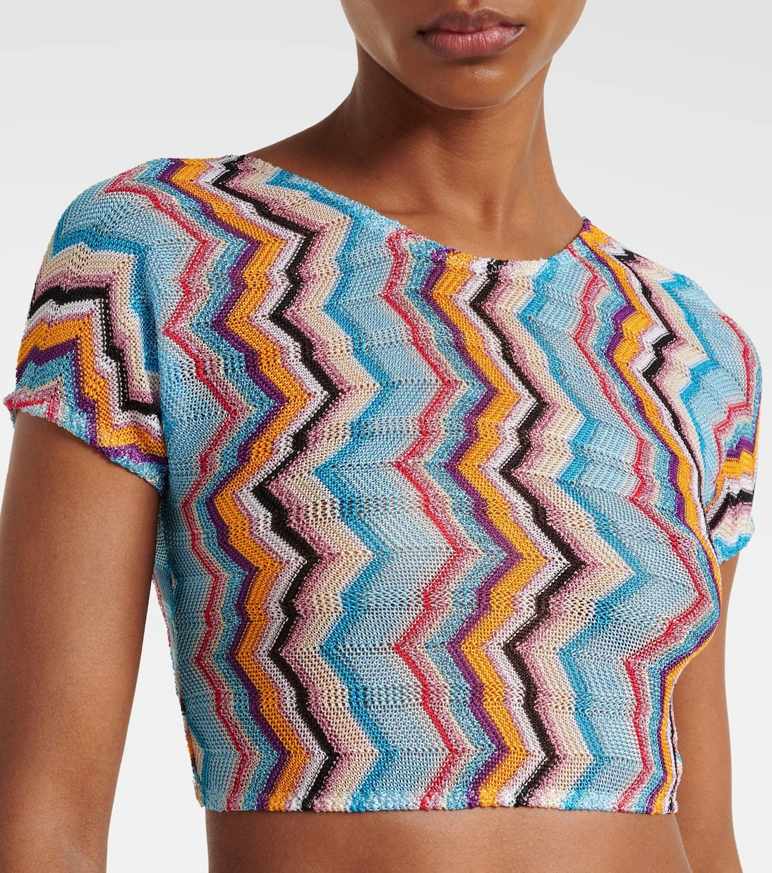 Missoni - بيكيني لاميه بنقشة متعرجة