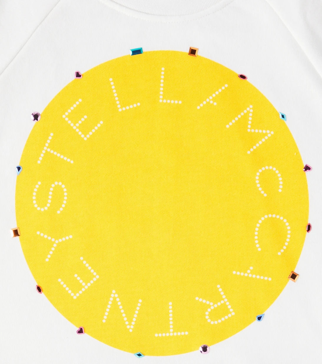 Stella McCartney Kids - Embellished printed cotton sweatshirt
