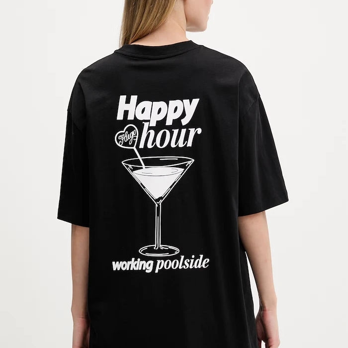 HUGO Blue тениска дамска памучна Oversized_Tee_B