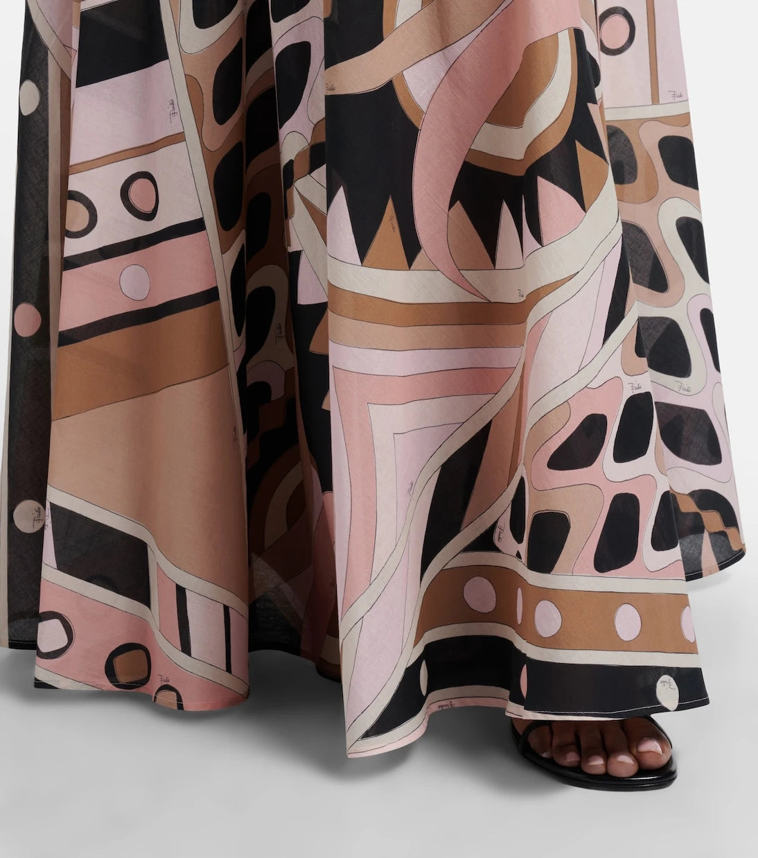 Pucci - Vivara cotton muslin maxi skirt