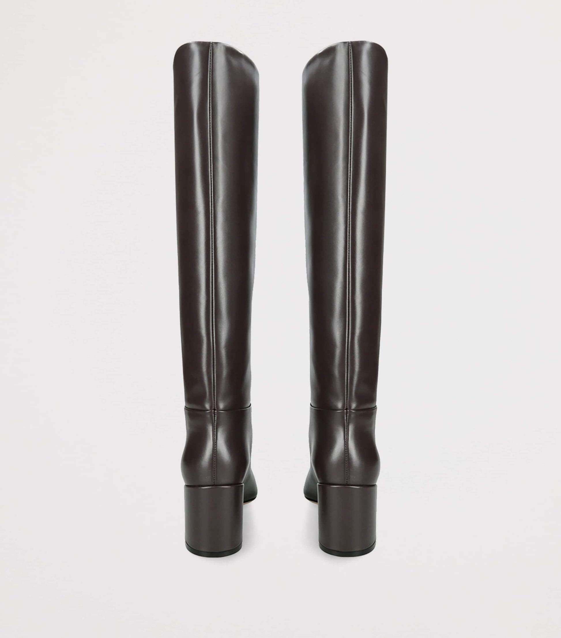 Dear Frances Brown Leather Alma Knee High Boots 70