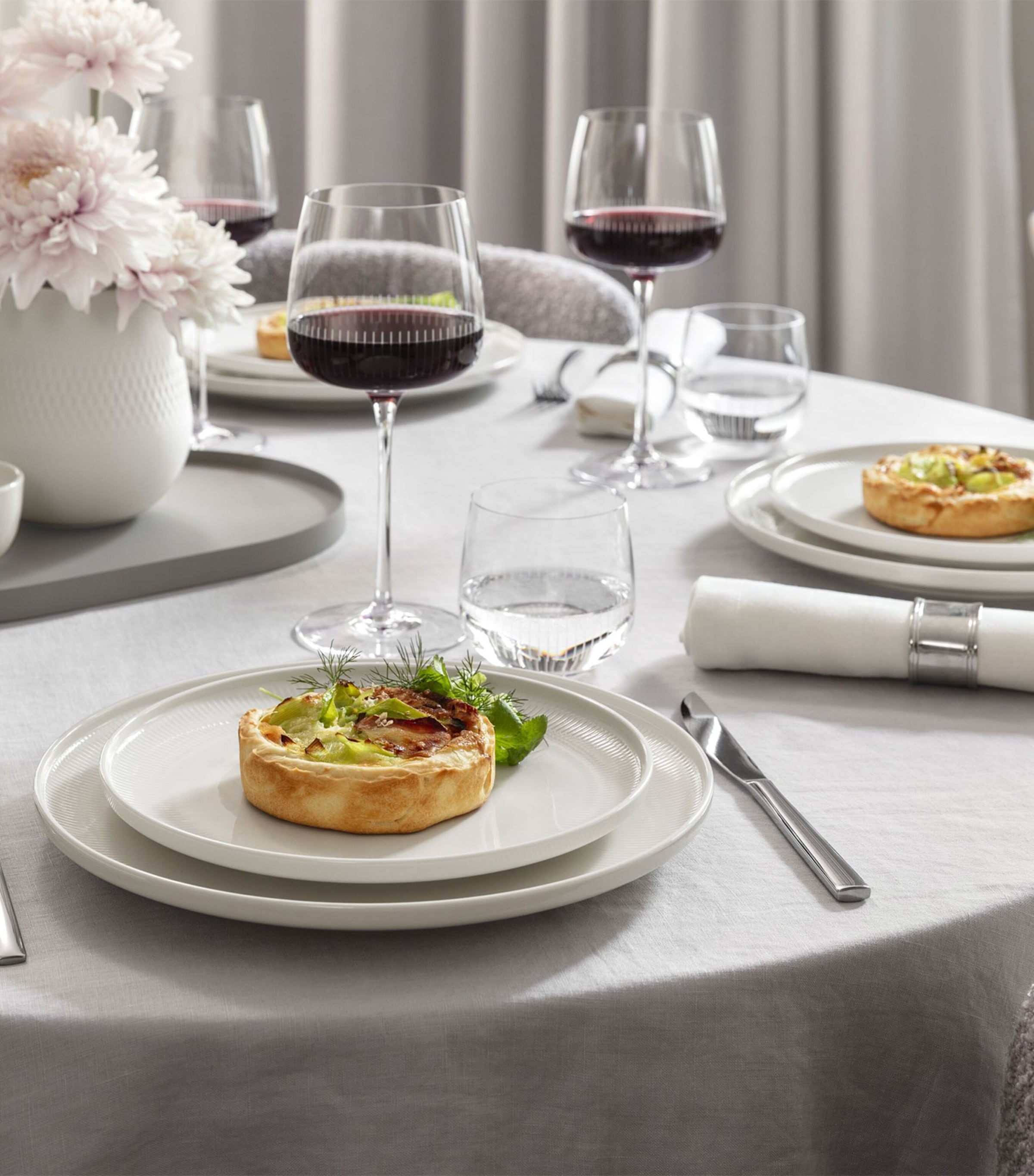 Set of 4 Crystal Afina Water Glasses (200ml)