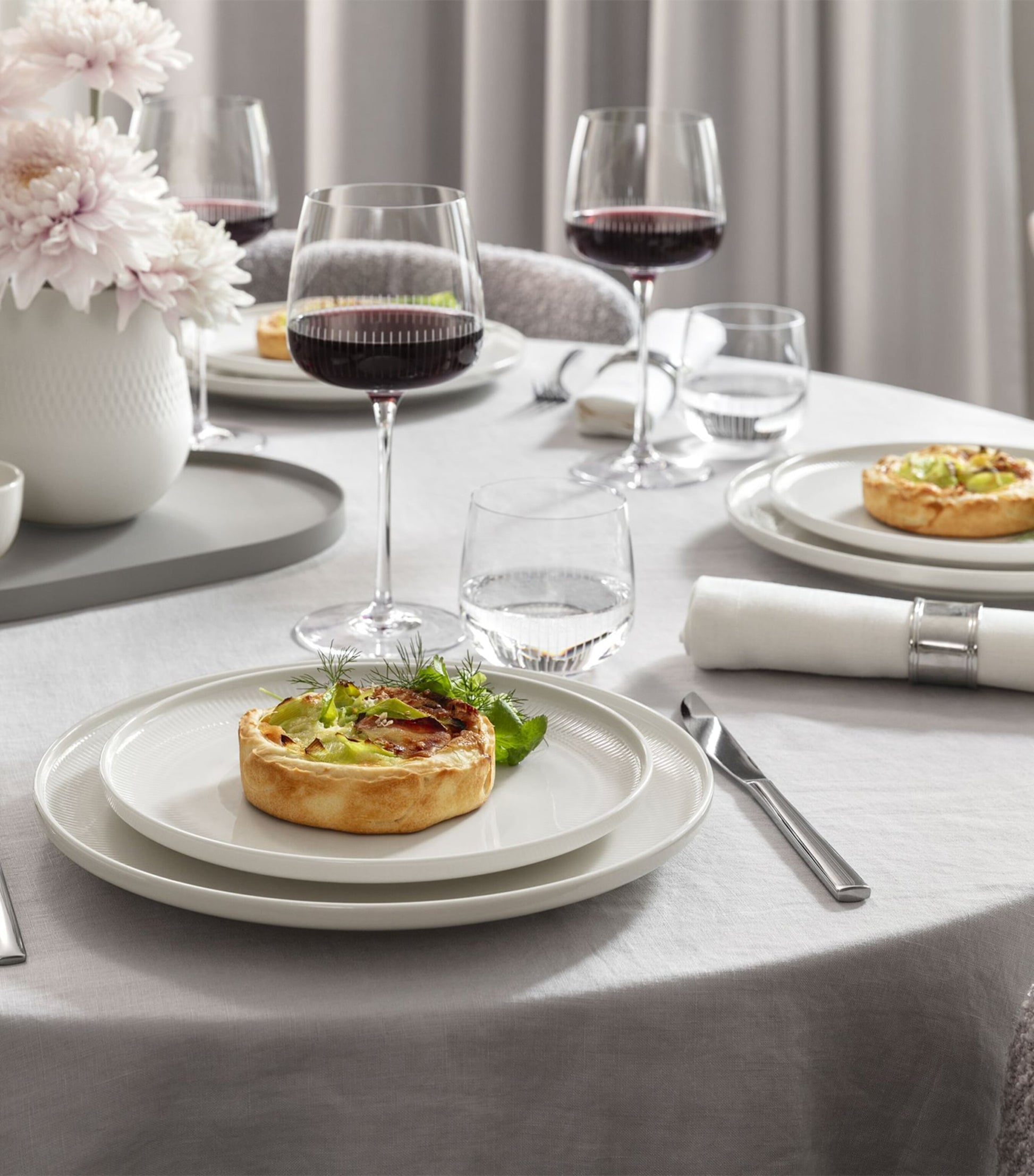 Set of 4 Crystal Afina Water Glasses (200ml)