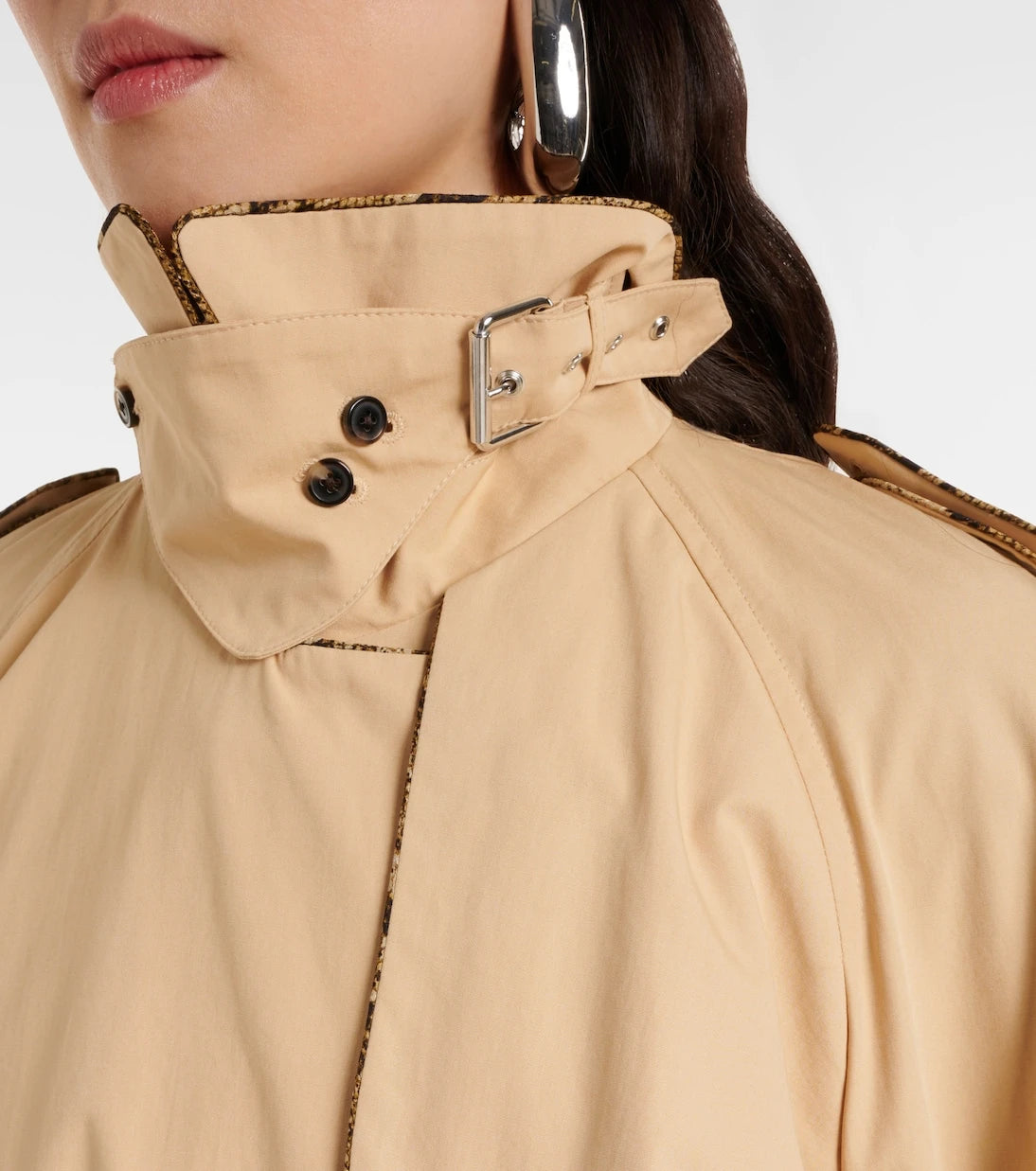 دريس فان نوتين - معطف ترنش من قطن البوبلين