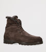 Brown Suede Detroit Boots
