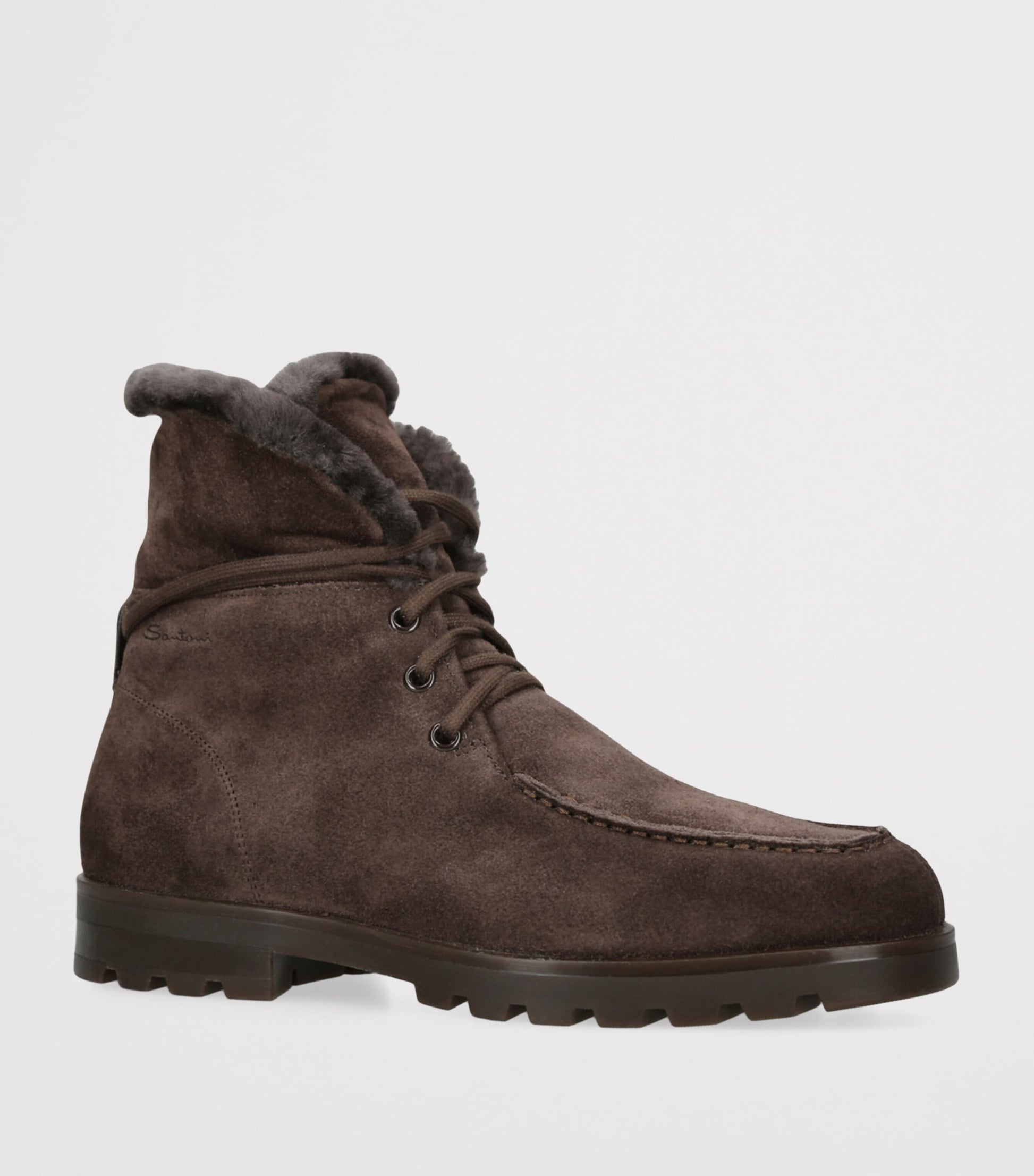 Brown Suede Detroit Boots
