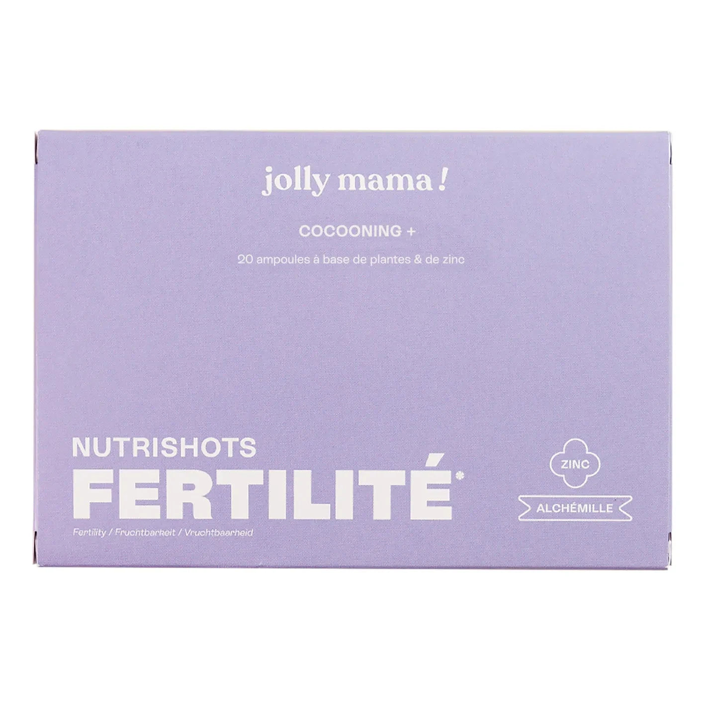 Jolly Mama - Nutrishots Boost Fertility Food Supplement - 20 x 10 ml phials