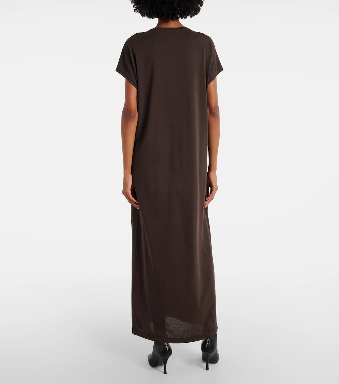 Khaite - Verda cotton-blend jersey maxi dress