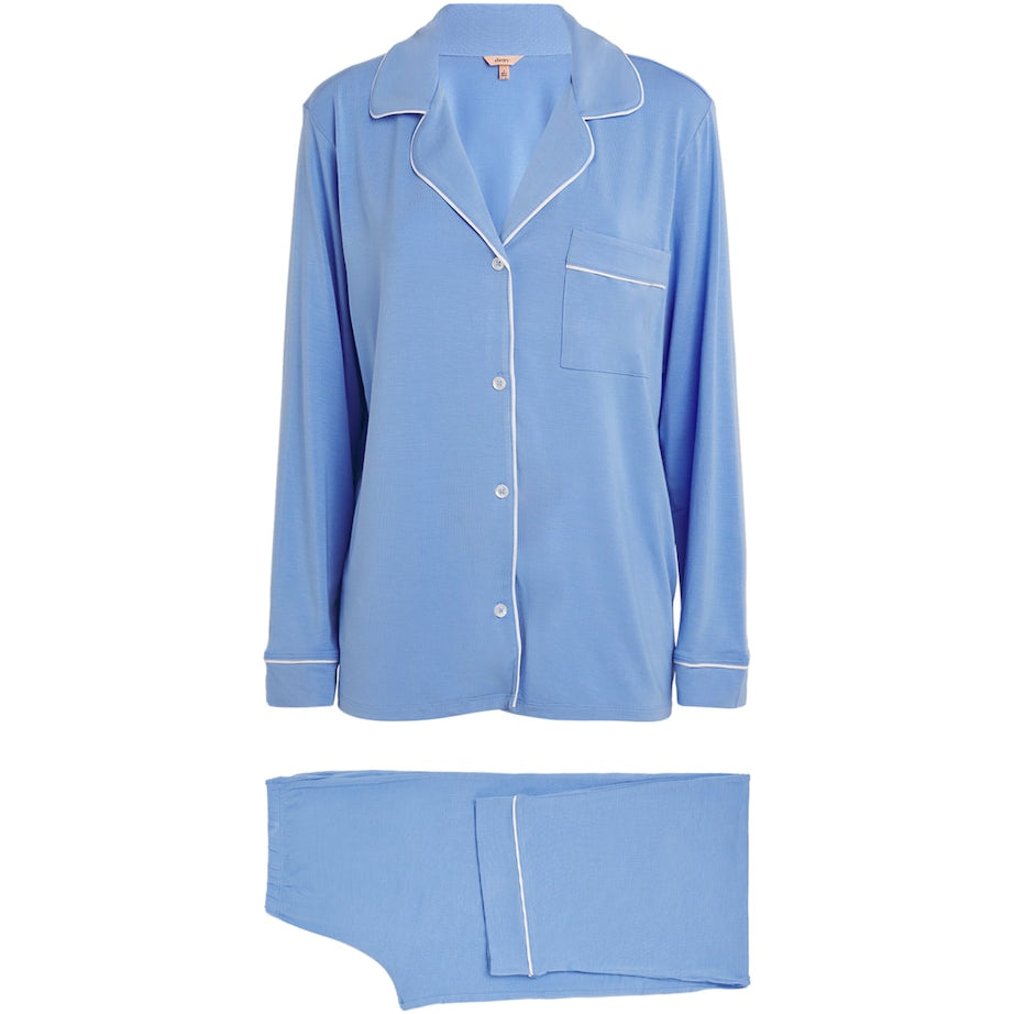 Eberjey Blue Stretch-Modal Gisele Pyjama Set