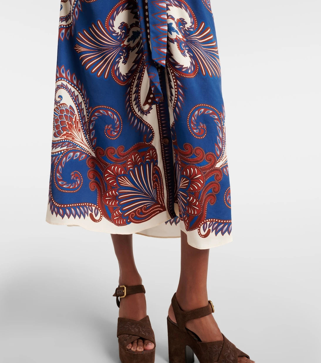 Farm Rio - Arabesque Scarf shirt dress