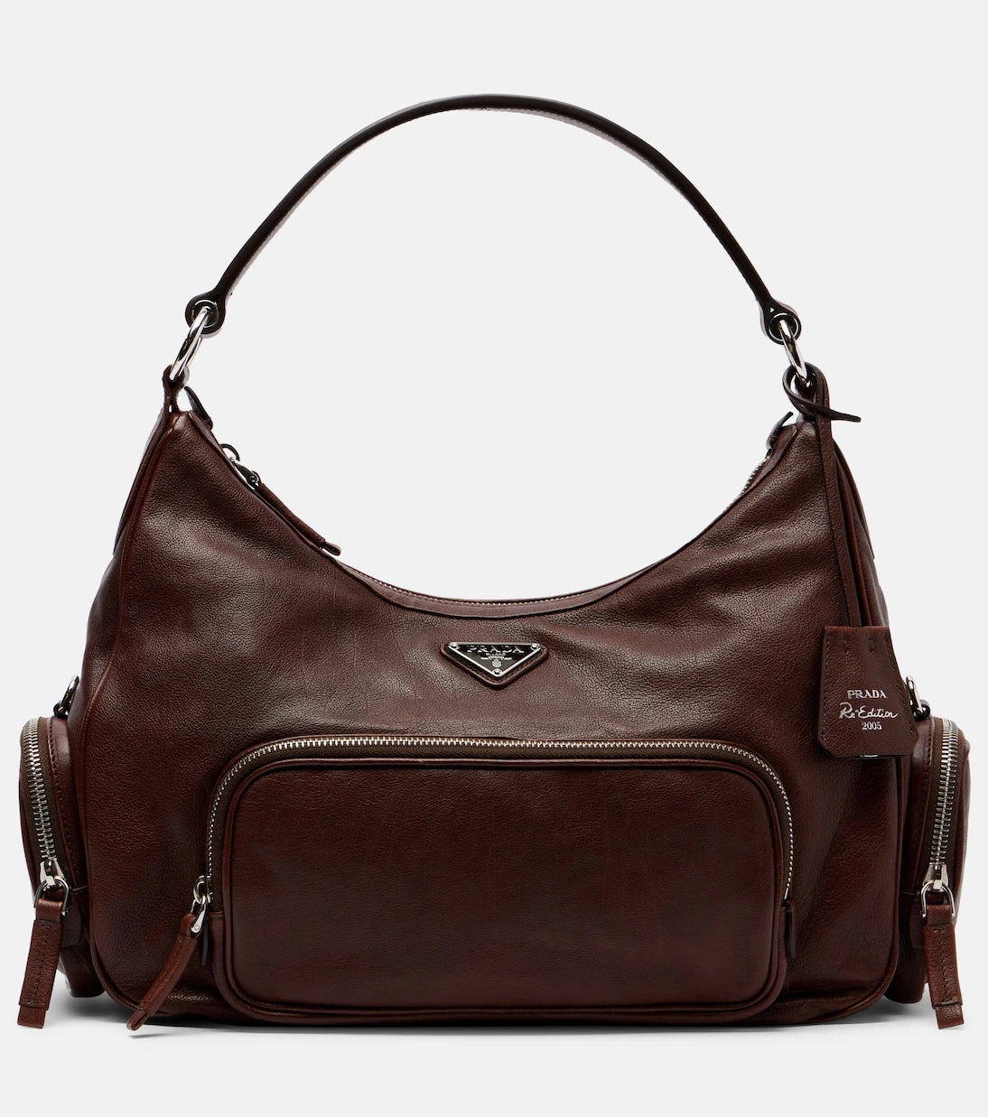 Prada - Medium leather shoulder bag
