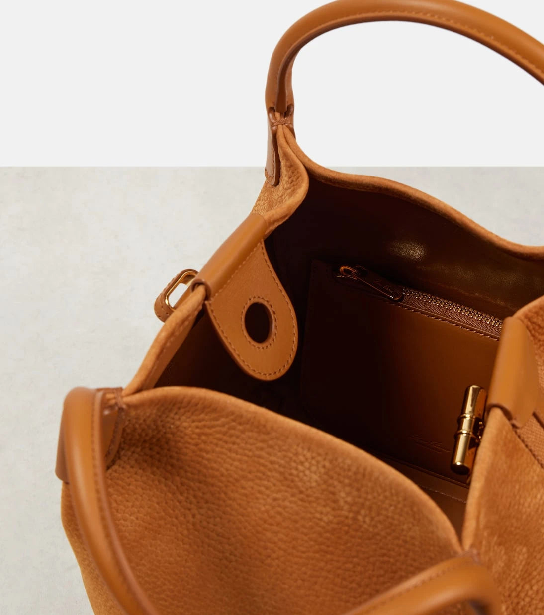 Loro Piana - حقيبة حمل Bale Small جلدية
