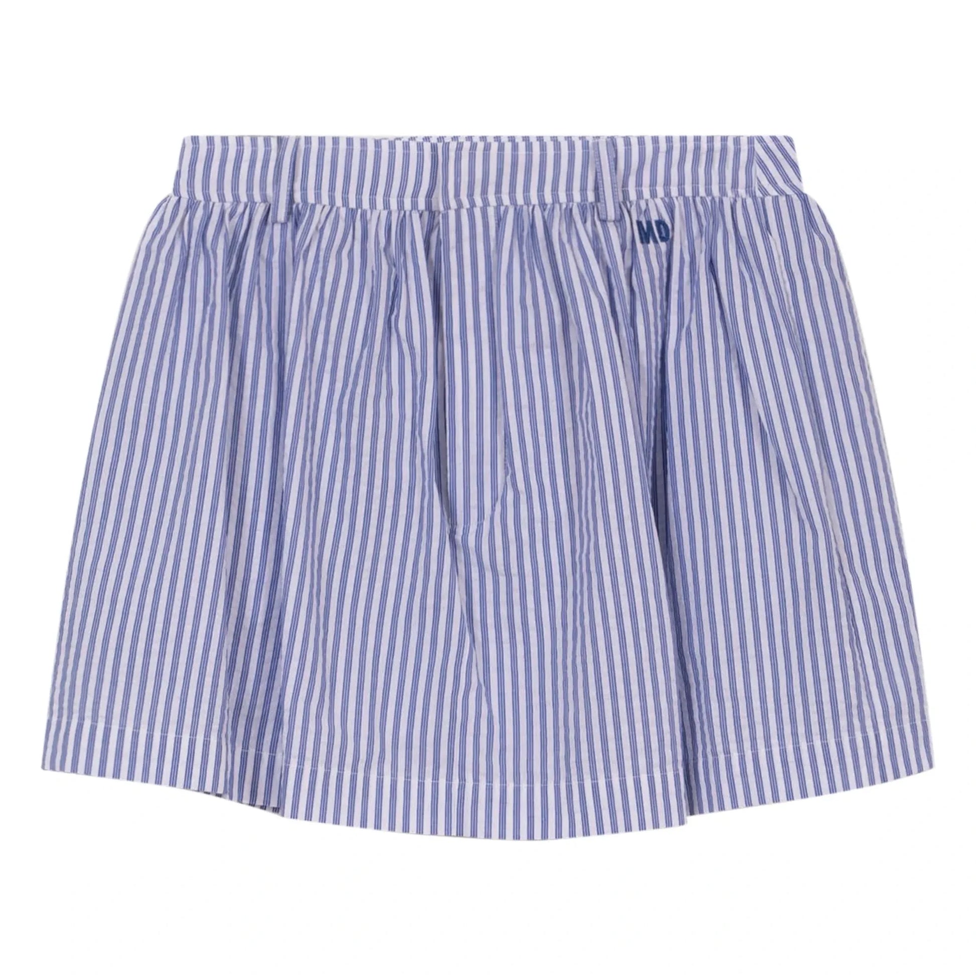 Indee - Striped Vincennes Skort | Blue