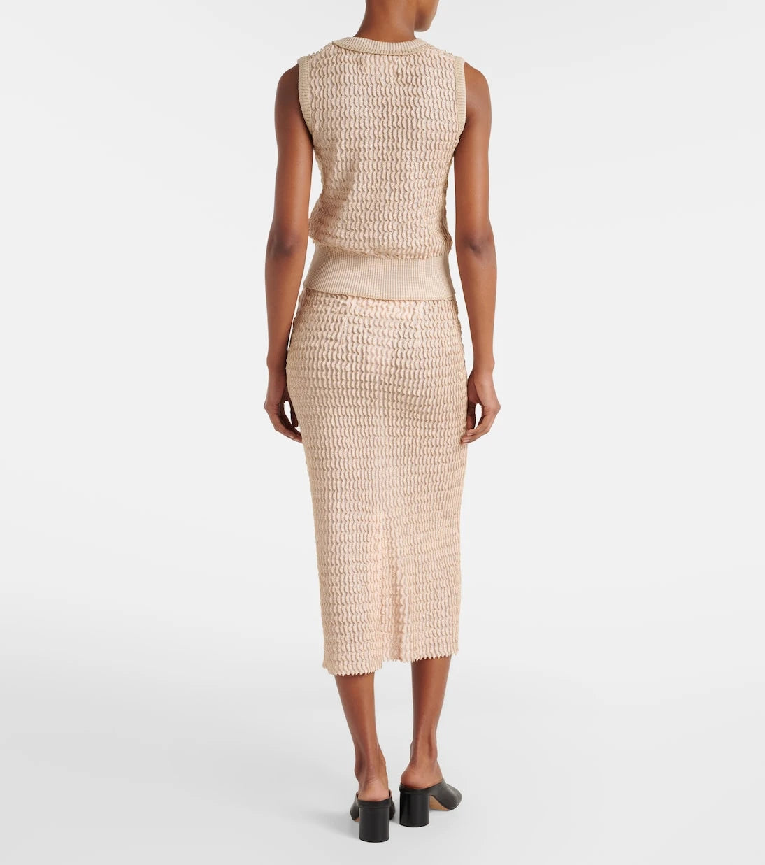 Maison Margiela - Knitted midi skirt