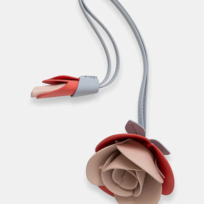 Furla kadın deri anahtarlık Allegra Rose Charm