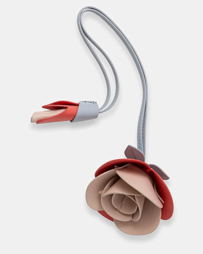 Furla kadın deri anahtarlık Allegra Rose Charm