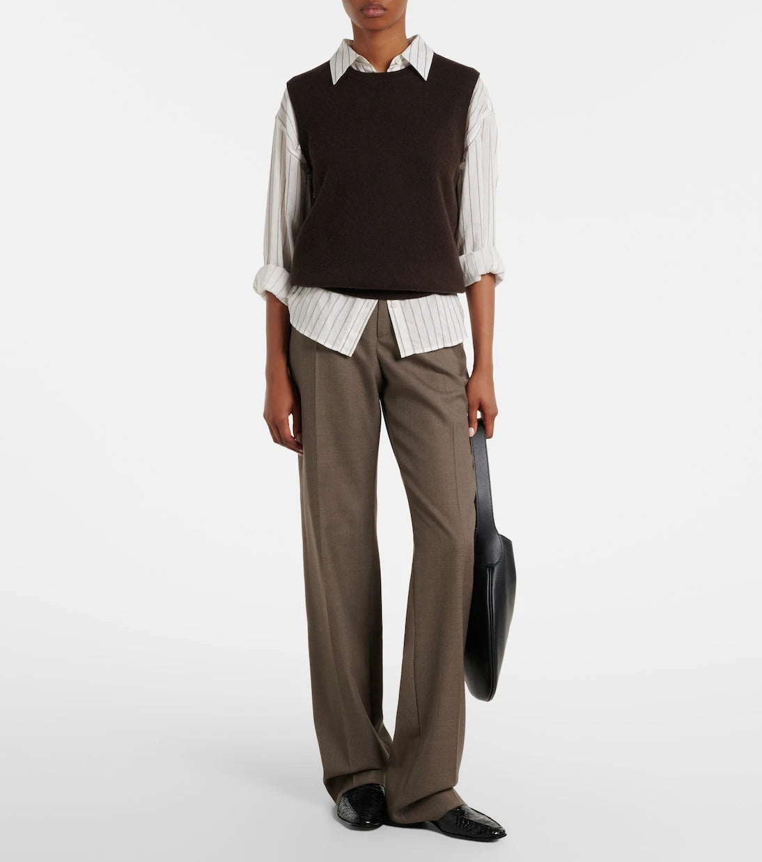 Jardin des Orangers - Wool and cashmere tank top