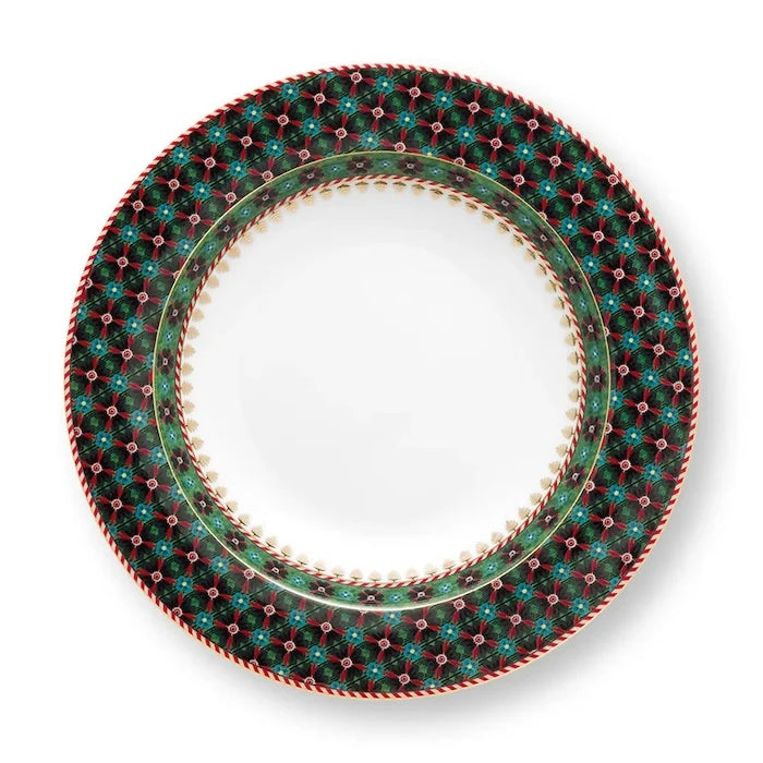 Pip Studio Clover Green 22 cm Derin Tabak Takımı (6 Adet)