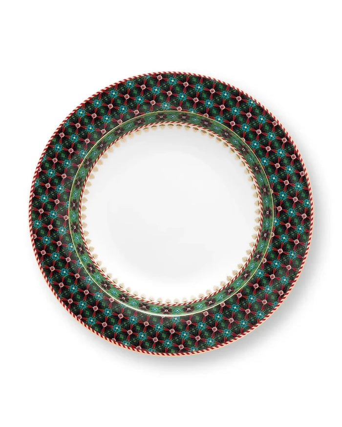 Pip Studio Clover Green 22 cm Derin Tabak Takımı (6 Adet)