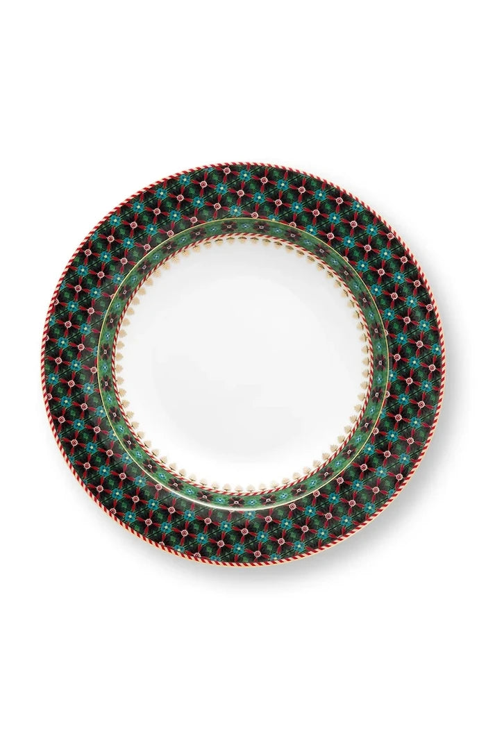 Pip Studio Clover Green 22 cm Derin Tabak Takımı (6 Adet)