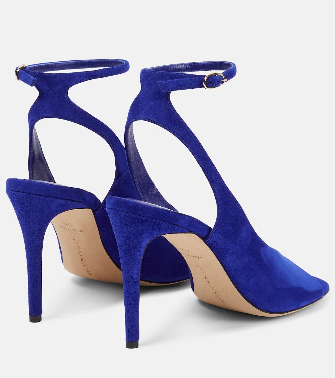 Victoria Beckham - Suede slingback sandals