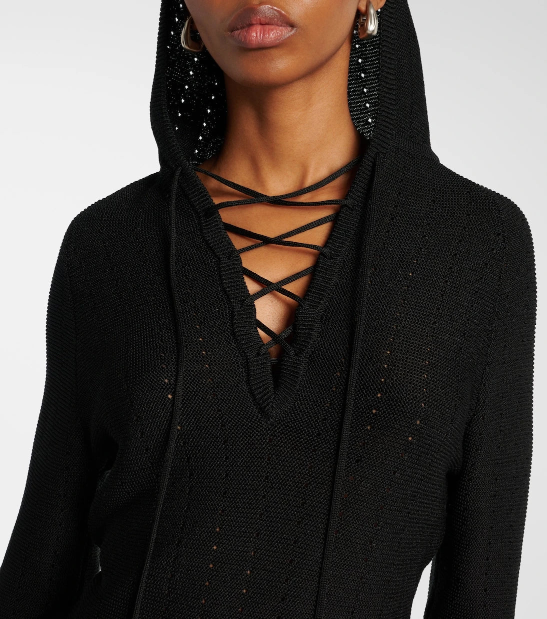 Etro - Hooded silk-blend sweater