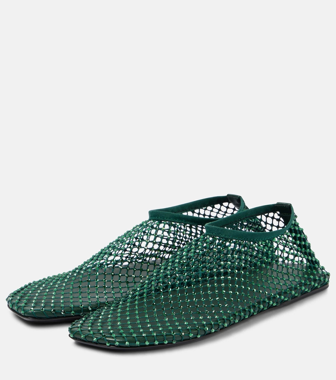 Christopher Esber - Minette crystal-embellished flats
