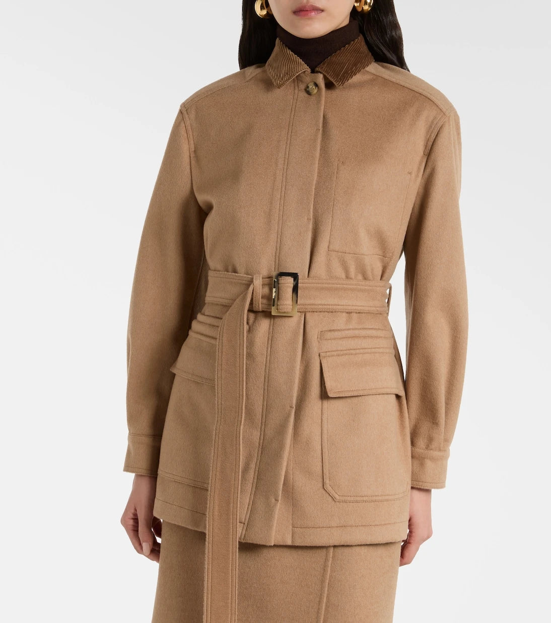 Max Mara - Leva belted camel hair jacket