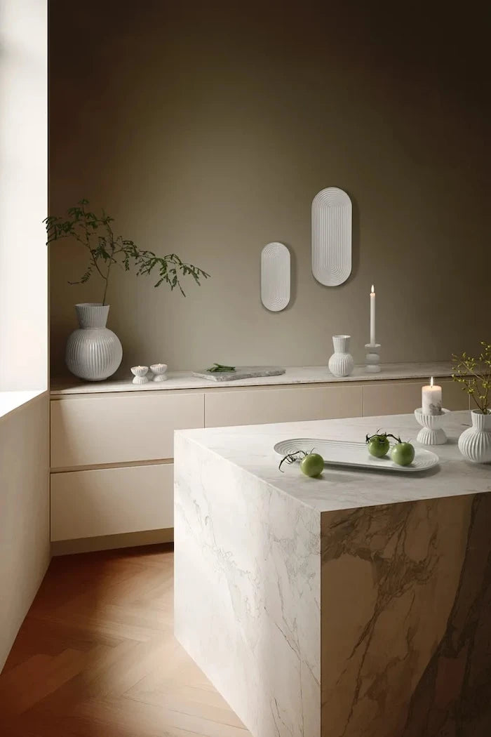 Lyngby Porcelæn porselen servis tabağı 32 x 14,5 cm