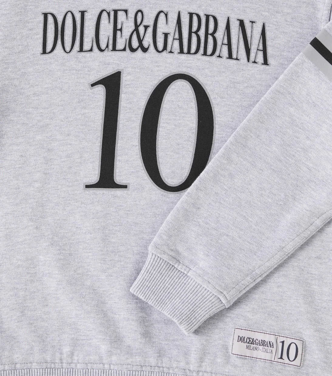 Dolce&Gabbana Kids - Printed cotton jersey sweatshirt