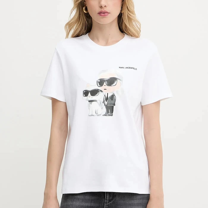 Памучна тениска Karl Lagerfeld IKON