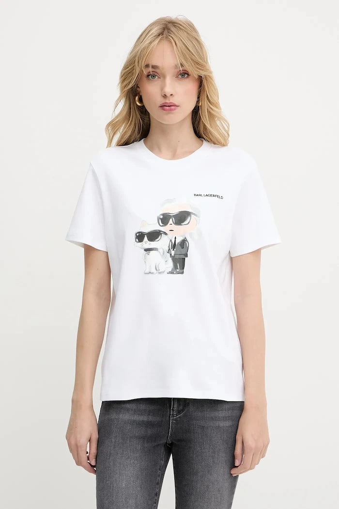 Памучна тениска Karl Lagerfeld IKON
