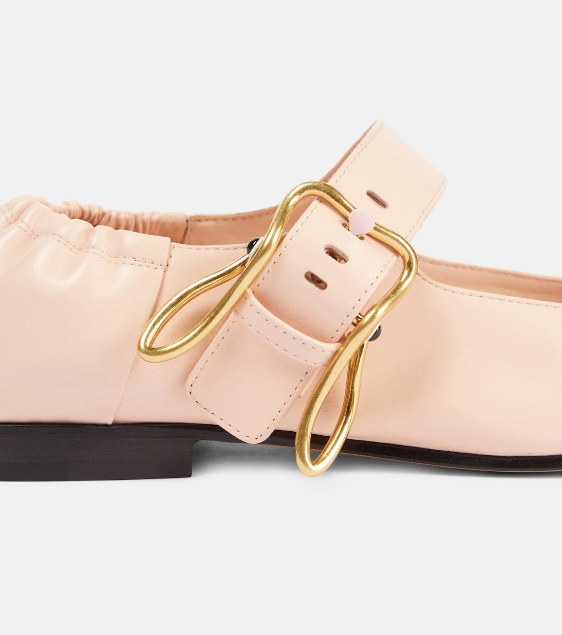 Bottega Veneta - Astaire leather Mary Jane flats