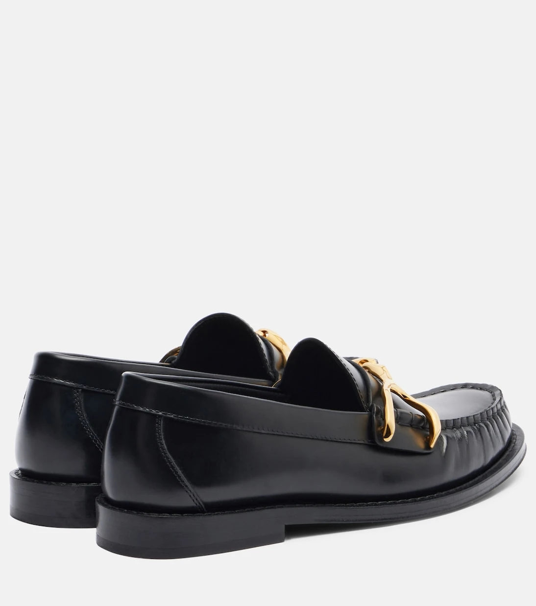 McQueen - Wishbone leather loafers