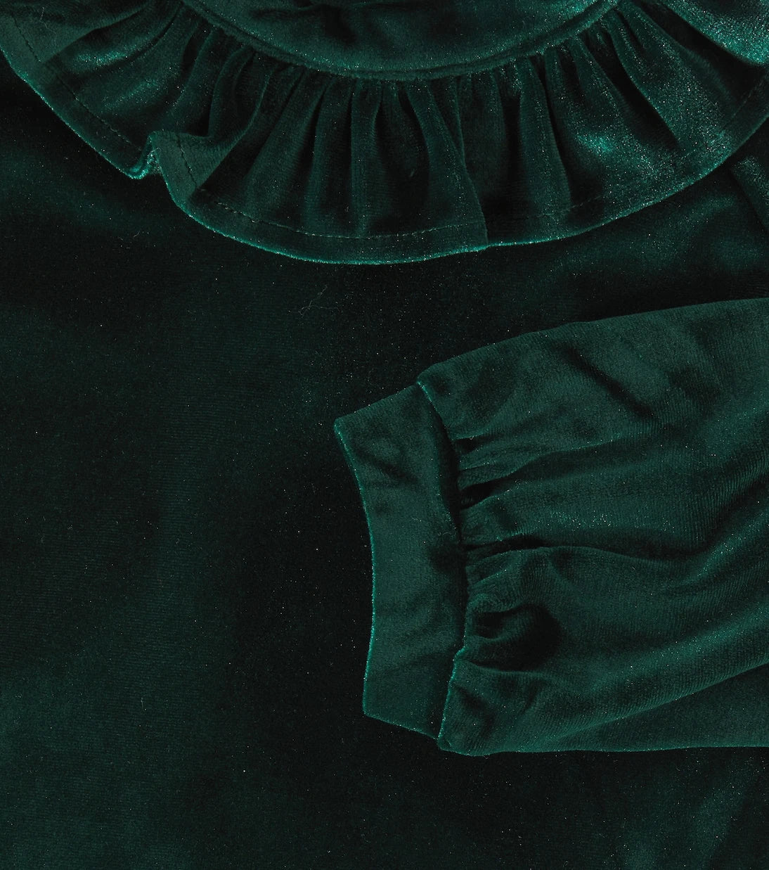 Molo - Maggie ruffled velvet blouse