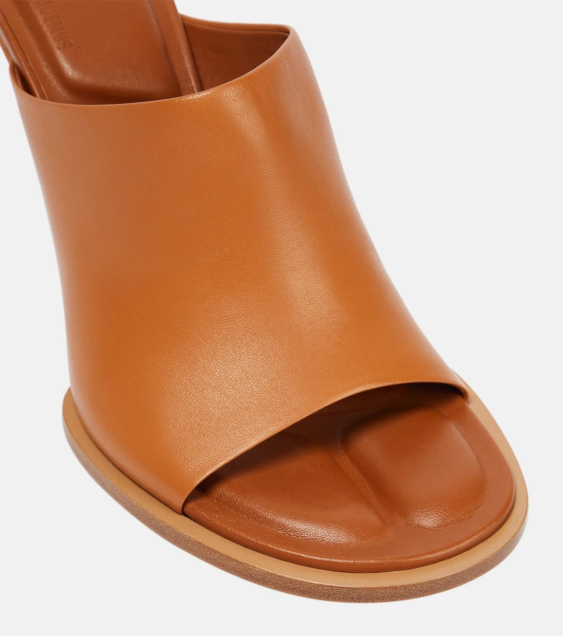Jacquemus - Les Mules Carrés Ronds leather mules