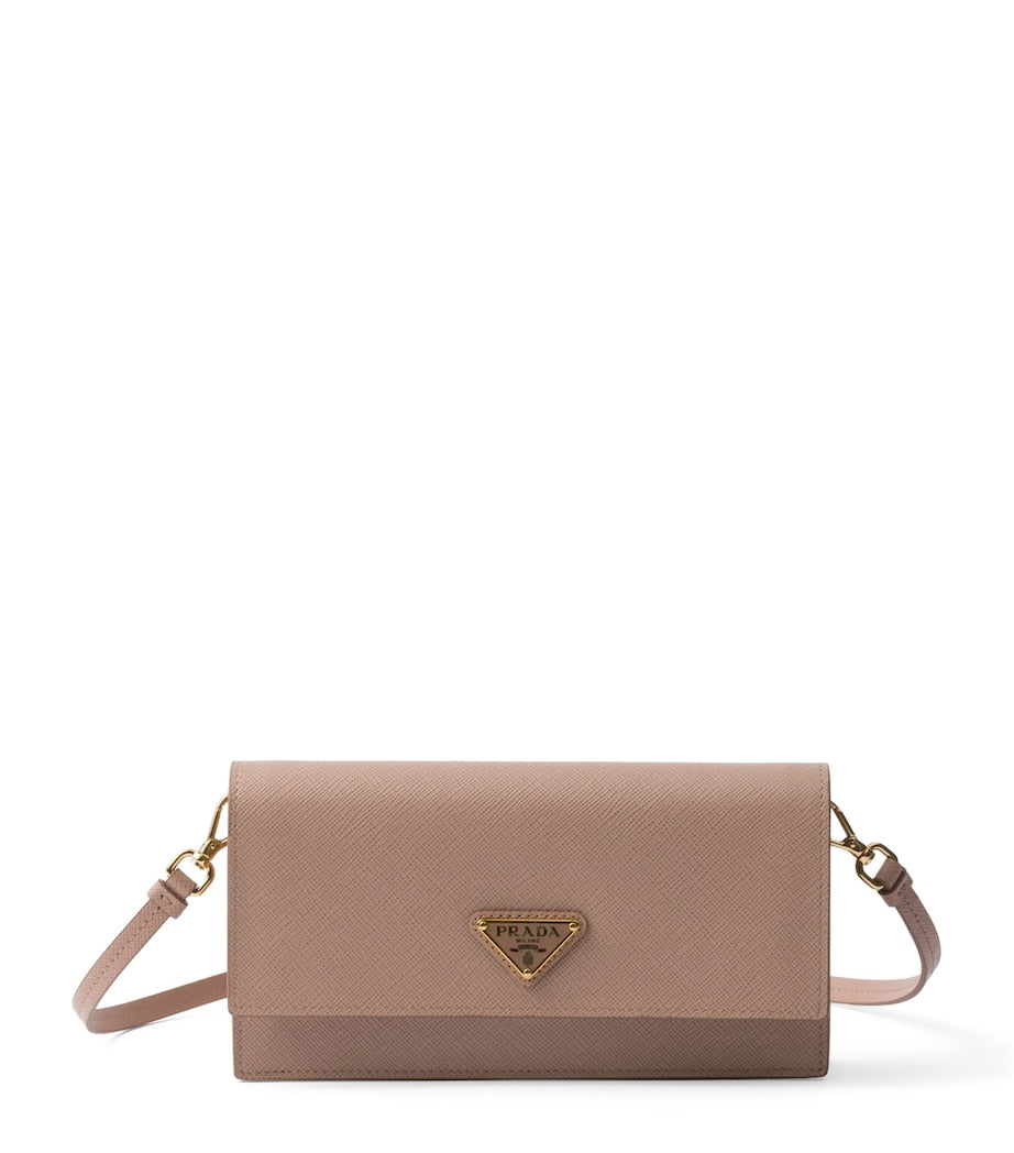 Prada Nude Saffiano Leather Mini Bag