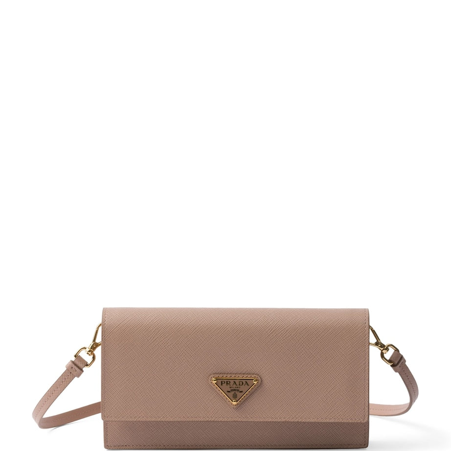 Prada Nude Saffiano Leather Mini Bag