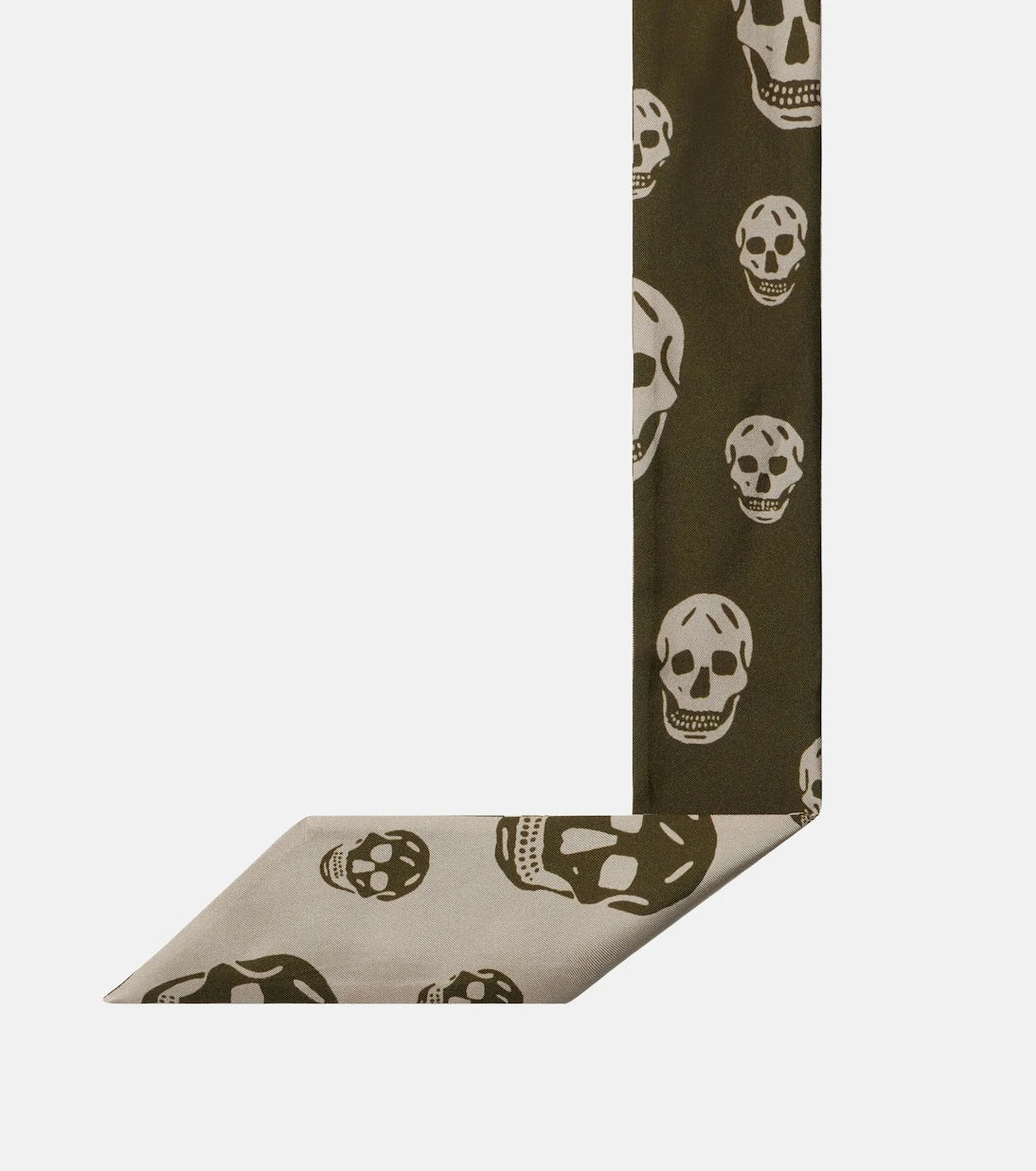 McQueen - Skull silk twill scarf