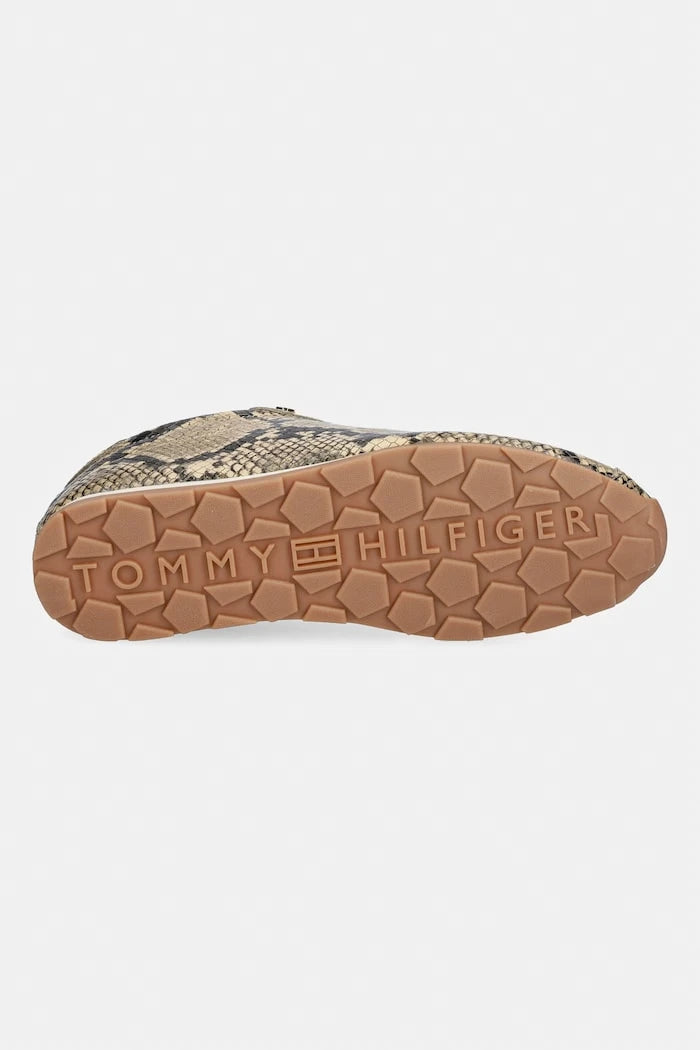 Tommy Hilfiger BELLA SNEAKER SNAKE маратонки дамски от кожа