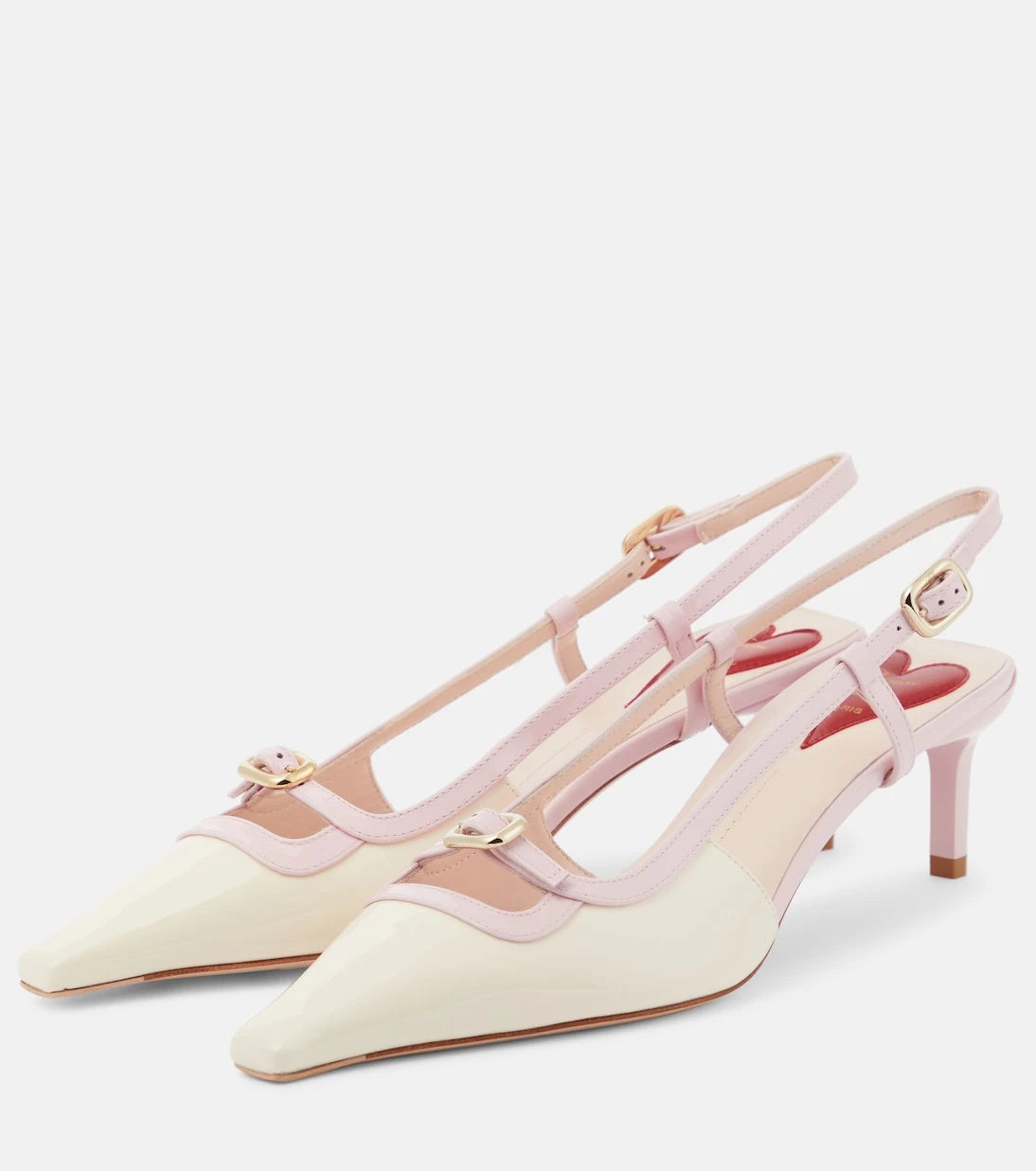Roger Vivier - Viv’ Canard leather slingback pumps