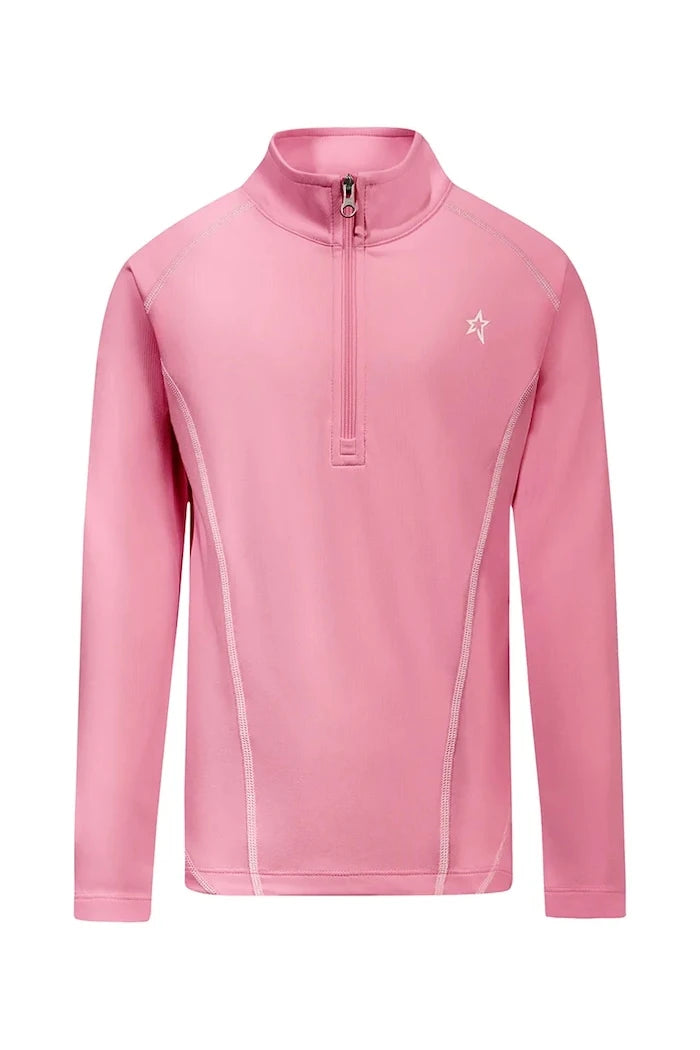 Çocuklar için fonksiyonel uzun kollu üst Perfect Moment thermal half zip