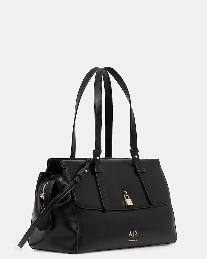 Armani Exchange шопинг чанта дамска от имитация на кожа